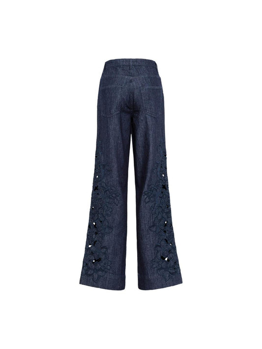 PANT.DENIM RICAMATO