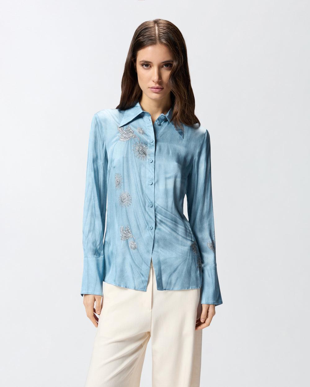 CHRISTA CAMICIA FLUIDO STAMPA