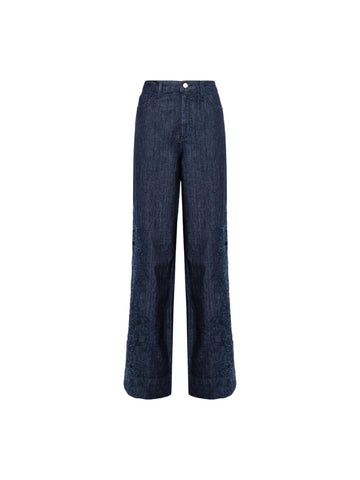 PANT.DENIM RICAMATO