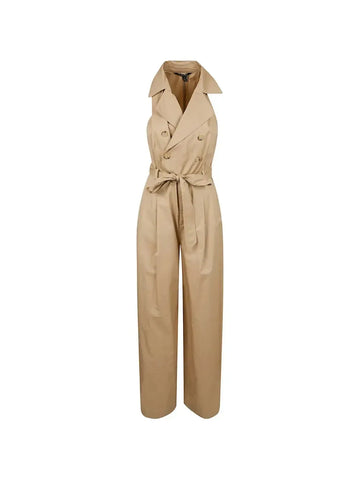 WOVEN-WIDE LEG-JUMPSUIT