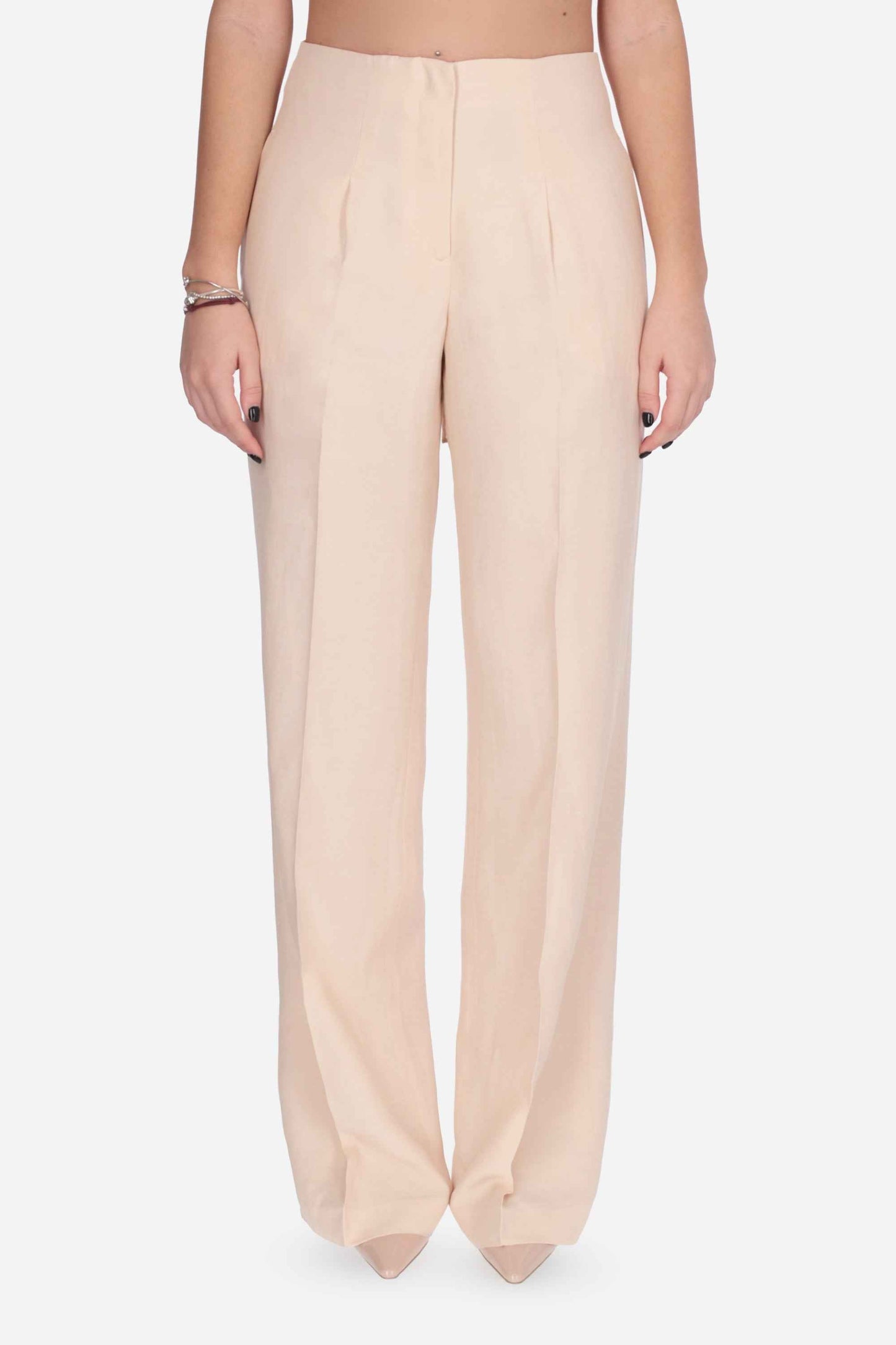 PANT.WIDE LEG LINO