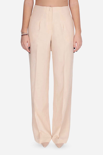 PANT.WIDE LEG LINO