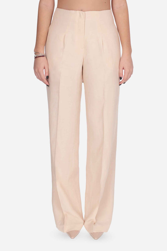 PANT.WIDE LEG LINO