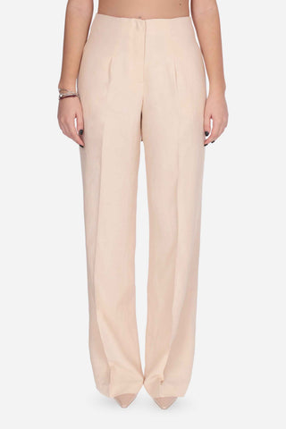 PANT.WIDE LEG LINO