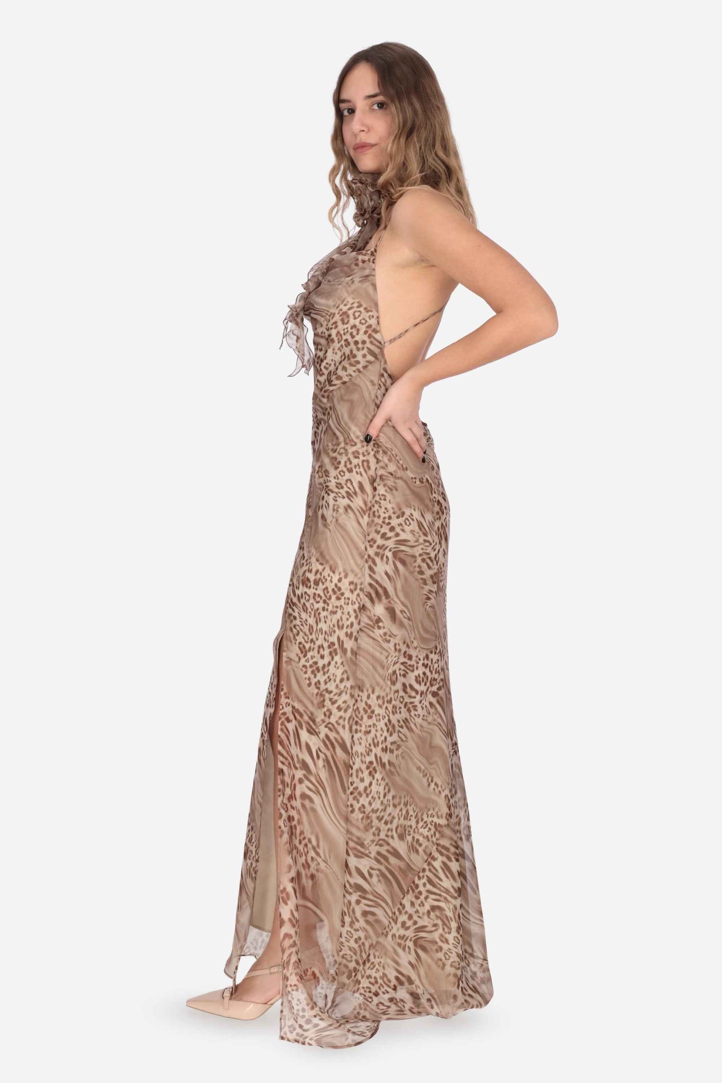 ECS GRET ABITO CHIFFON ST ANIM