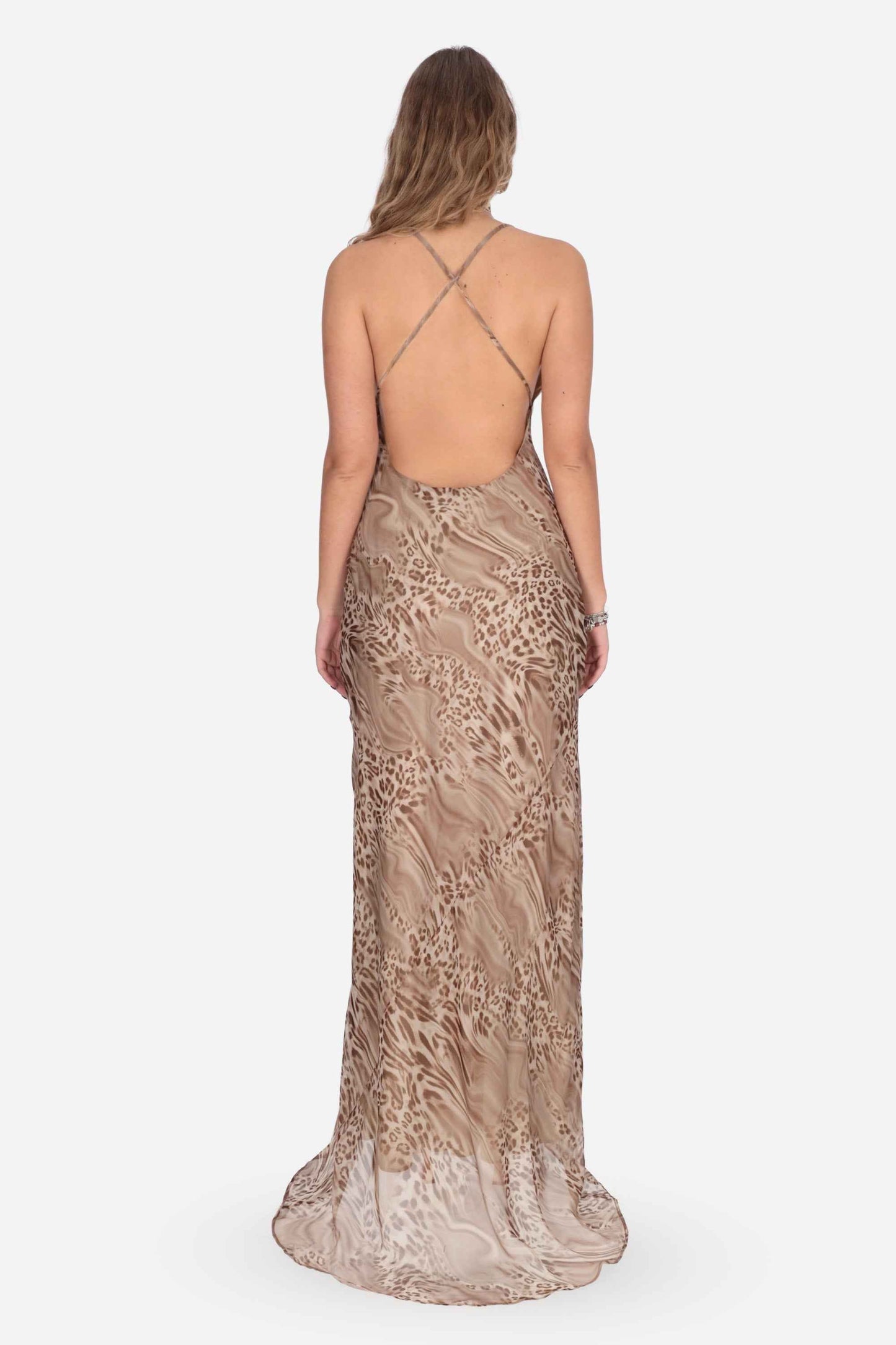 ECS GRET ABITO CHIFFON ST ANIM