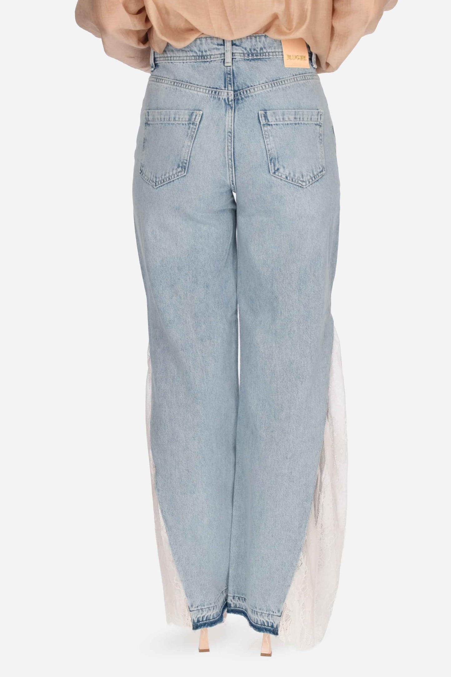 PANT.DENIM C/PIZZO