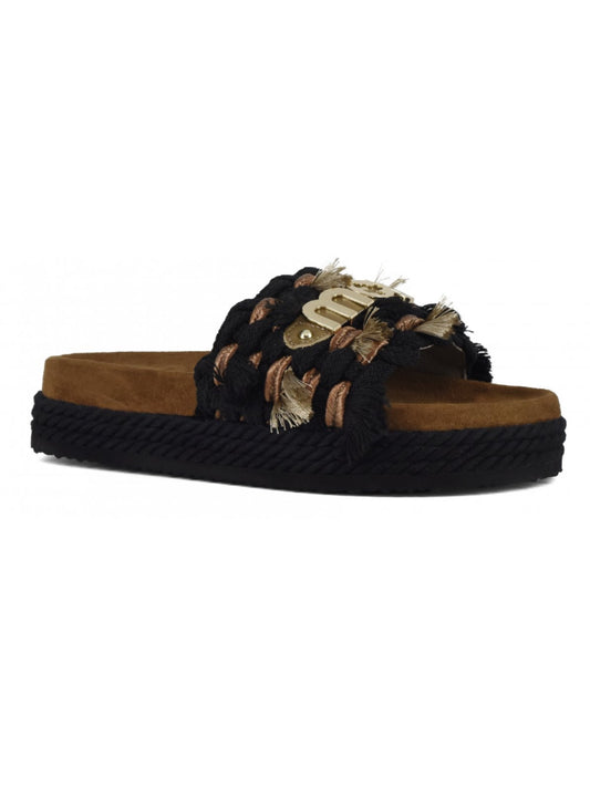 MONOBAND ROPE SANDAL FRINGES