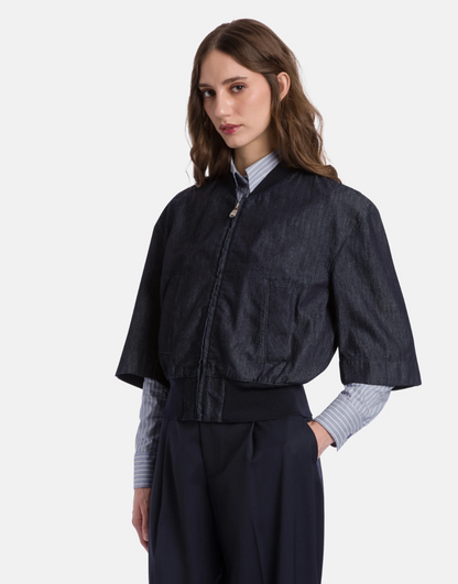 BOMBER REGULAR IN DENIM