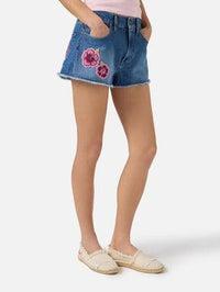 MUSA-DENIM M HIBISCUS PATCH