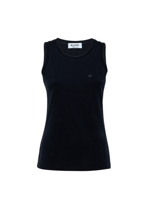CANOTTA JERSEY LOGO CRISTALLI