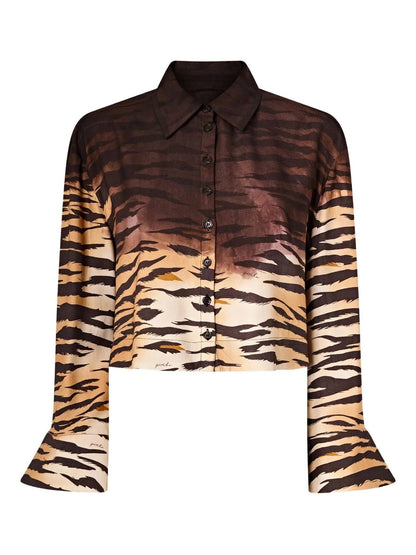 CORDELIA CAMICIA TWILL STAMPA