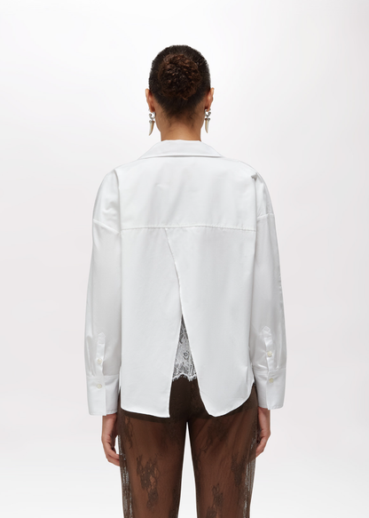 CAMICIA COTONE PIZZO